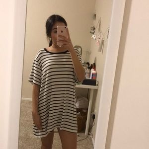 Striped T-Shirt Dress